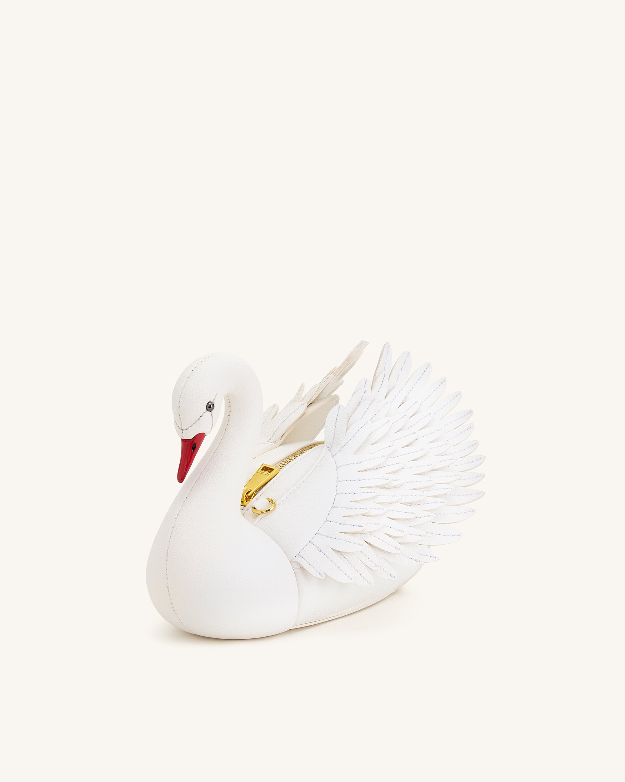 Alani Swan Shaped Crossbody Bag - White - Image 3