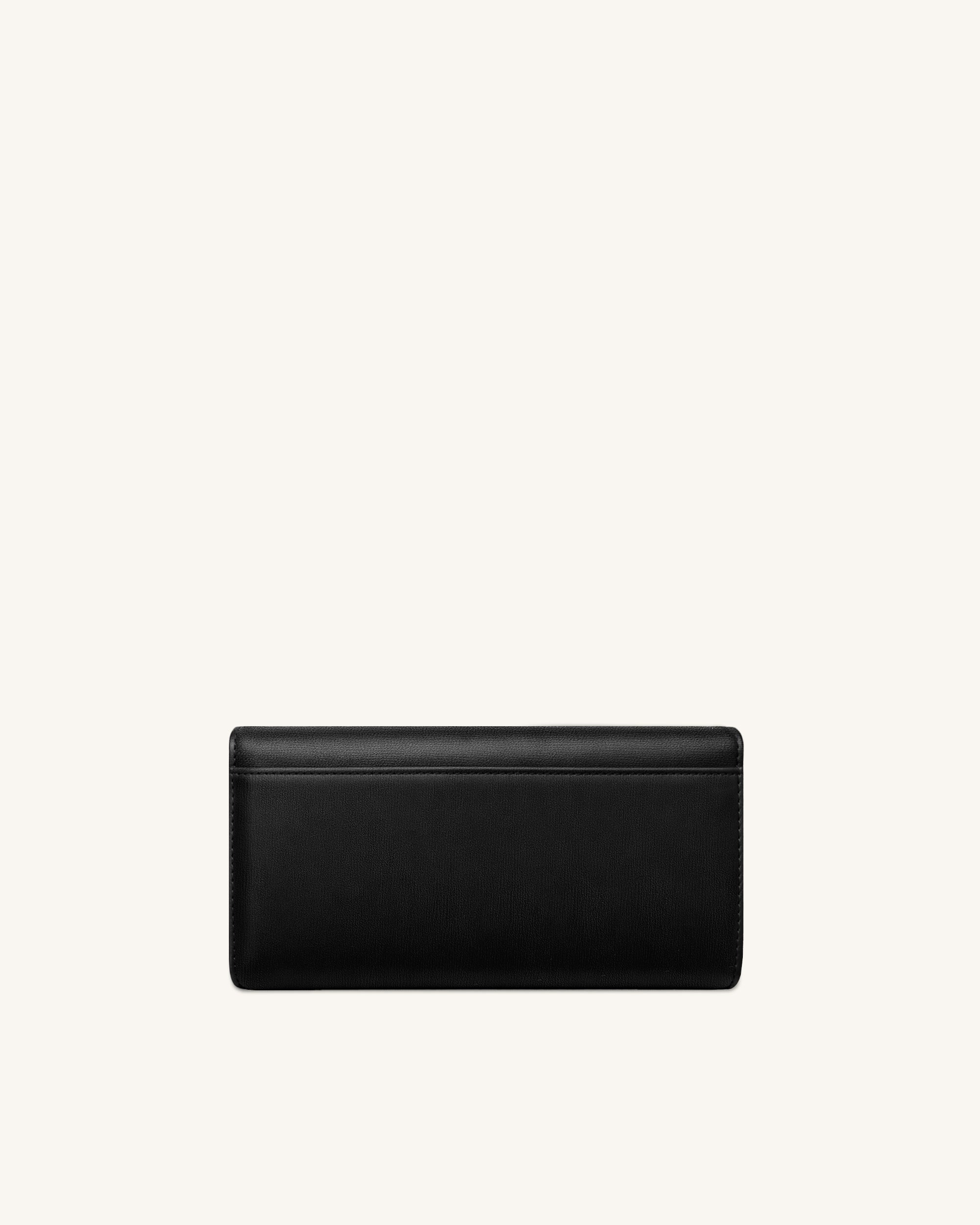 Seren Flap Long Wallet - Black - Image 3