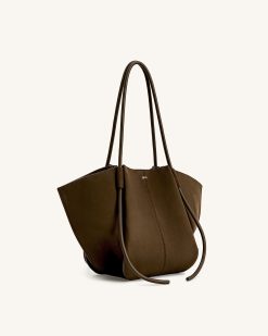 Alternative view of Nala Wide Tote Bag - Mocha Brown